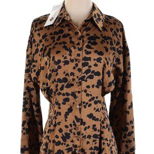 Lush - Cheetah Longsleeve Minidress - M